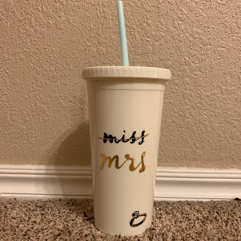 Miss to Mrs Kate Spade Reusable Cup